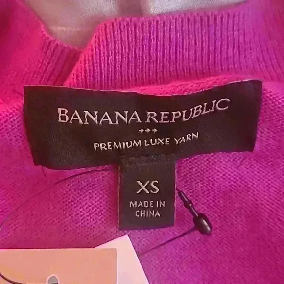 NWT Banana Republic XS pink sweater - Picture 8 of 9
